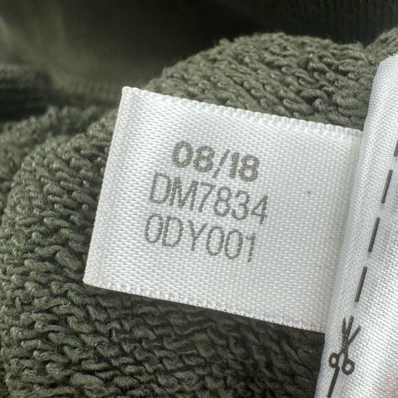 Adidas Sweatshirt Dark Green Trefoil Crew Neck Mens Small Relaxed Fit Athletic - Picture 10 of 10